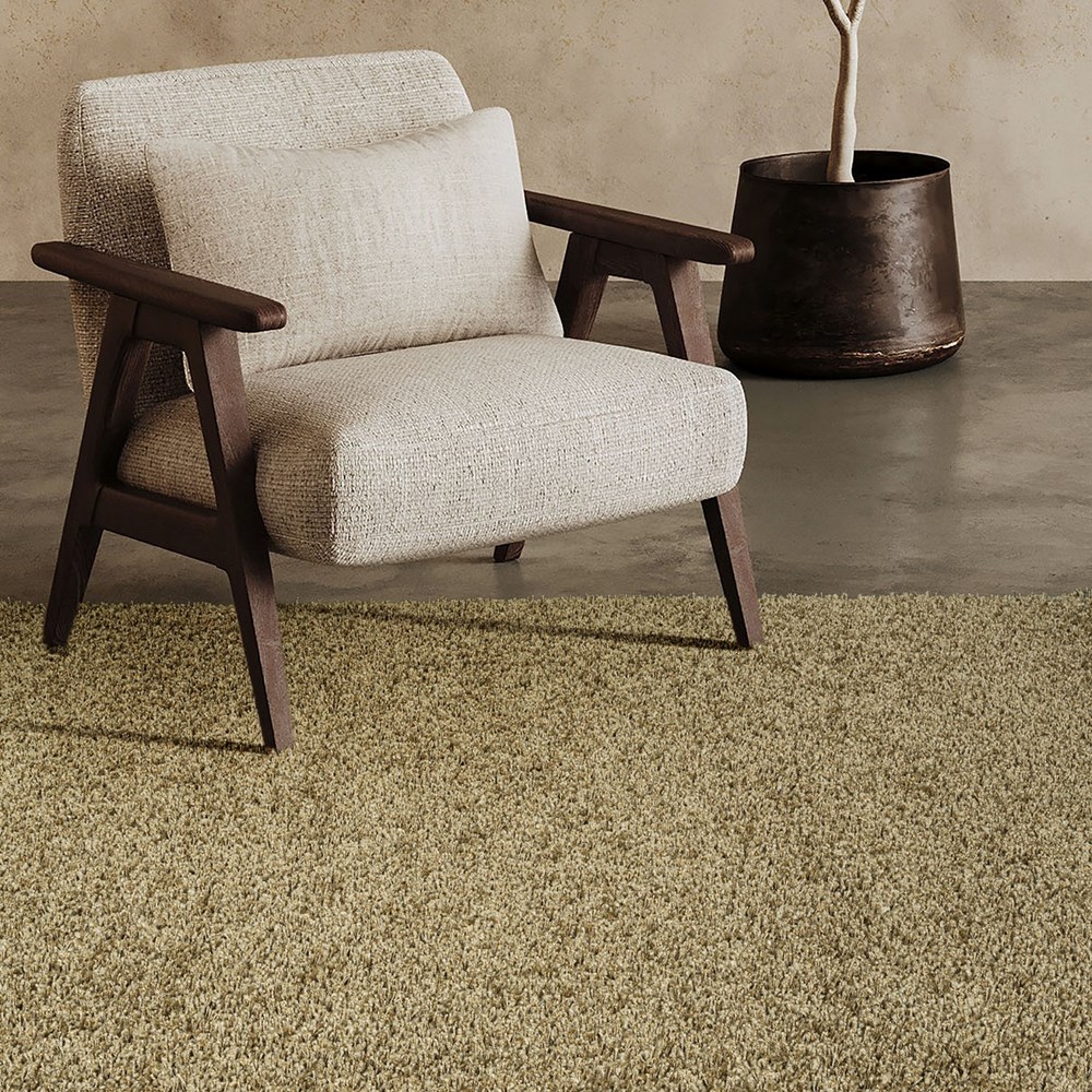 Twilight Speckled Shaggy Rugs 39001 2244 in Gold